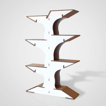 Libreria ad albero Geri Bianca