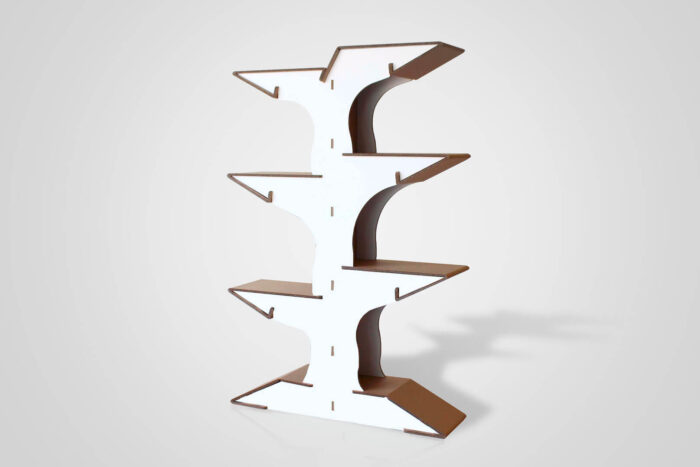 Libreria ad albero Geri Bianca