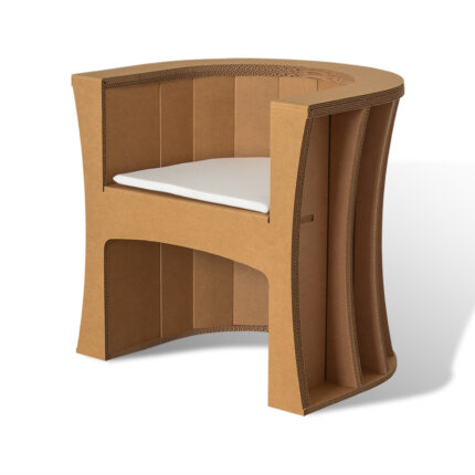 Poltroncina in cartone 'Crava'