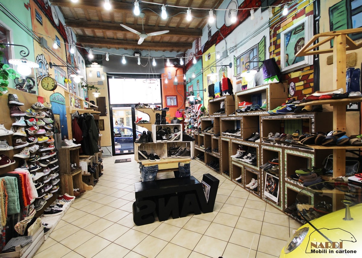 allestimento ecosostenibile