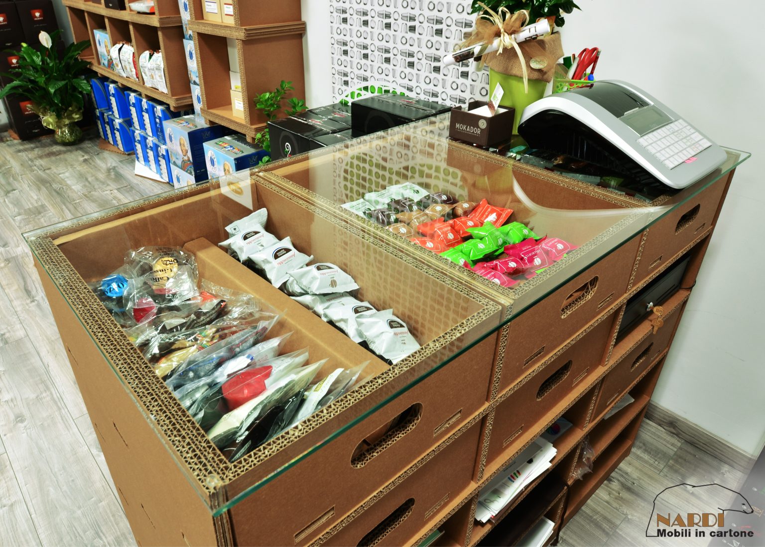 banco ecologico per negozi