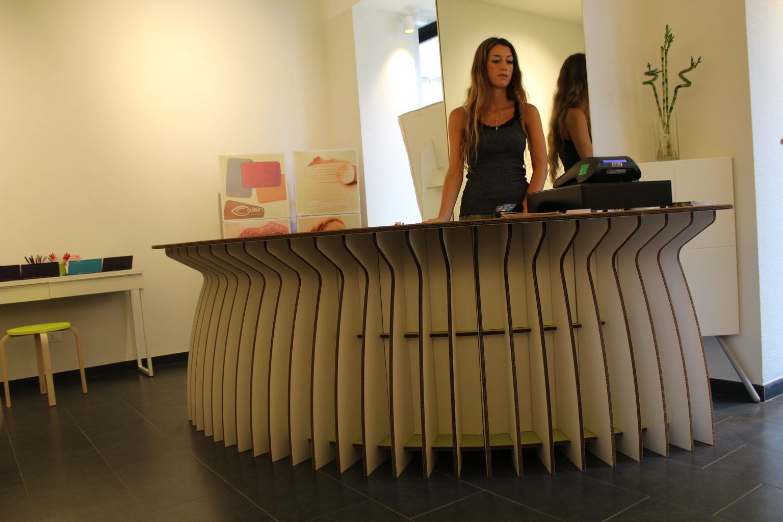 reception galambra per erboristeria