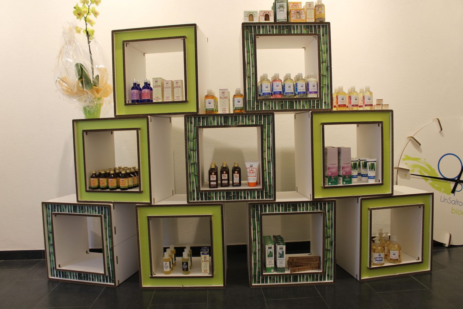 espositori ecologici per negozi