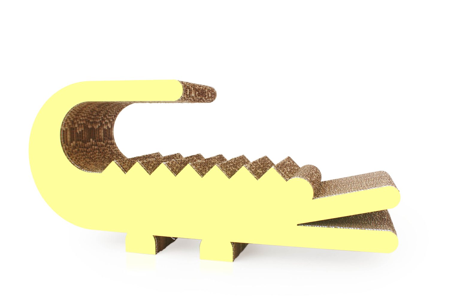 Coccodrillo per Pitti Bimbo in cartone