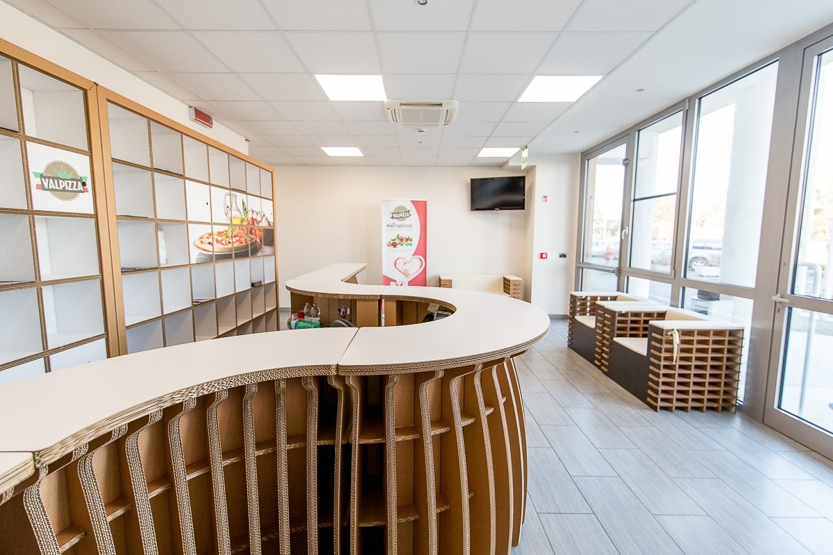 allestimento ecosostenibile