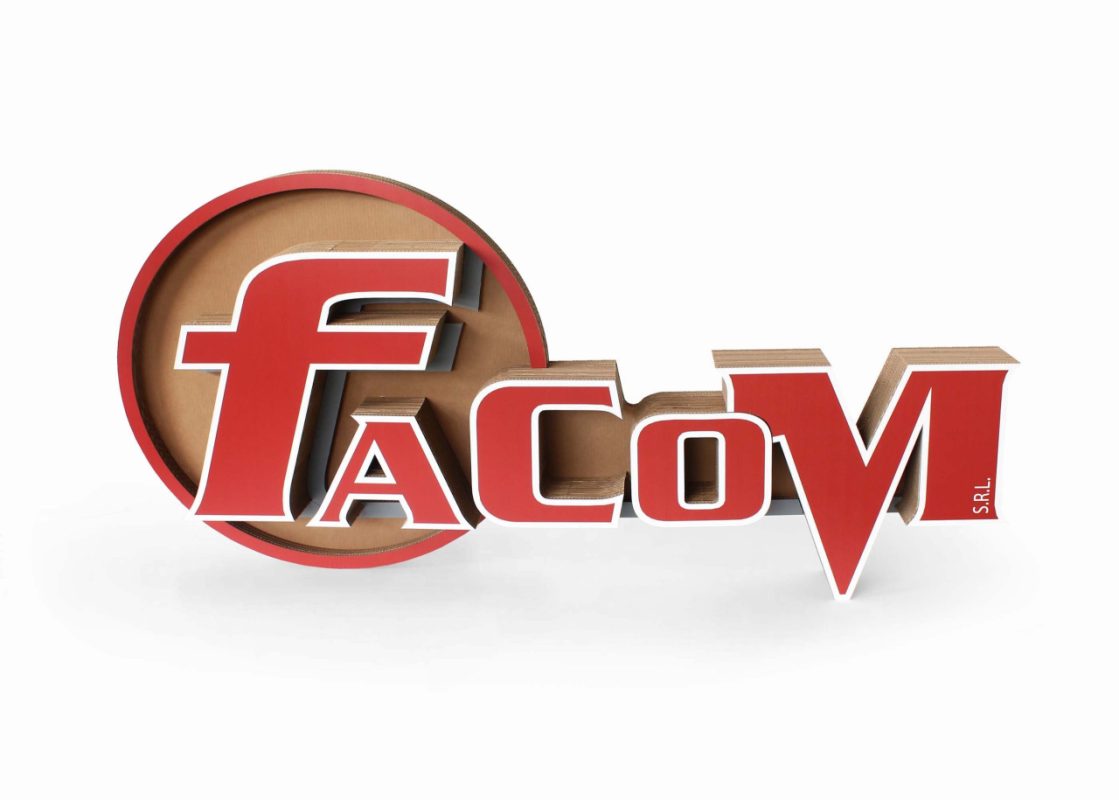 facom logo in cartone