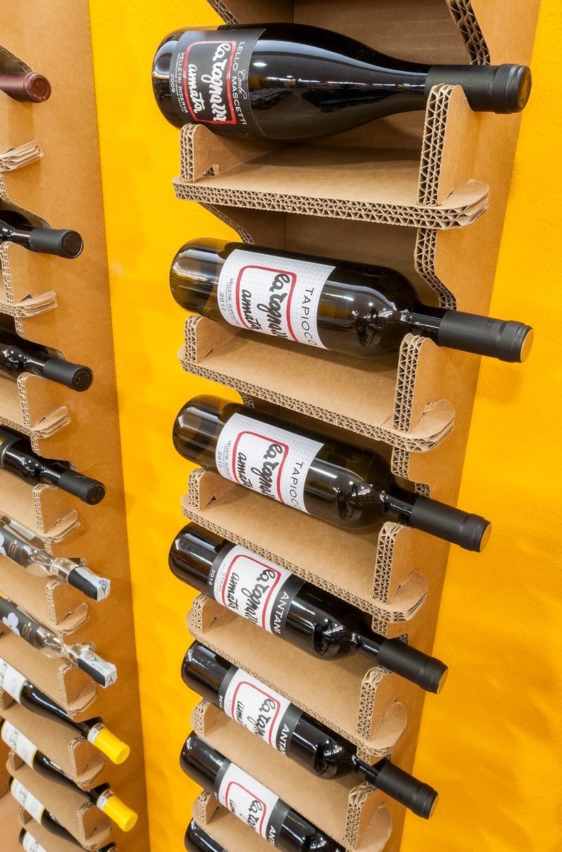 mobili in cartone per retail