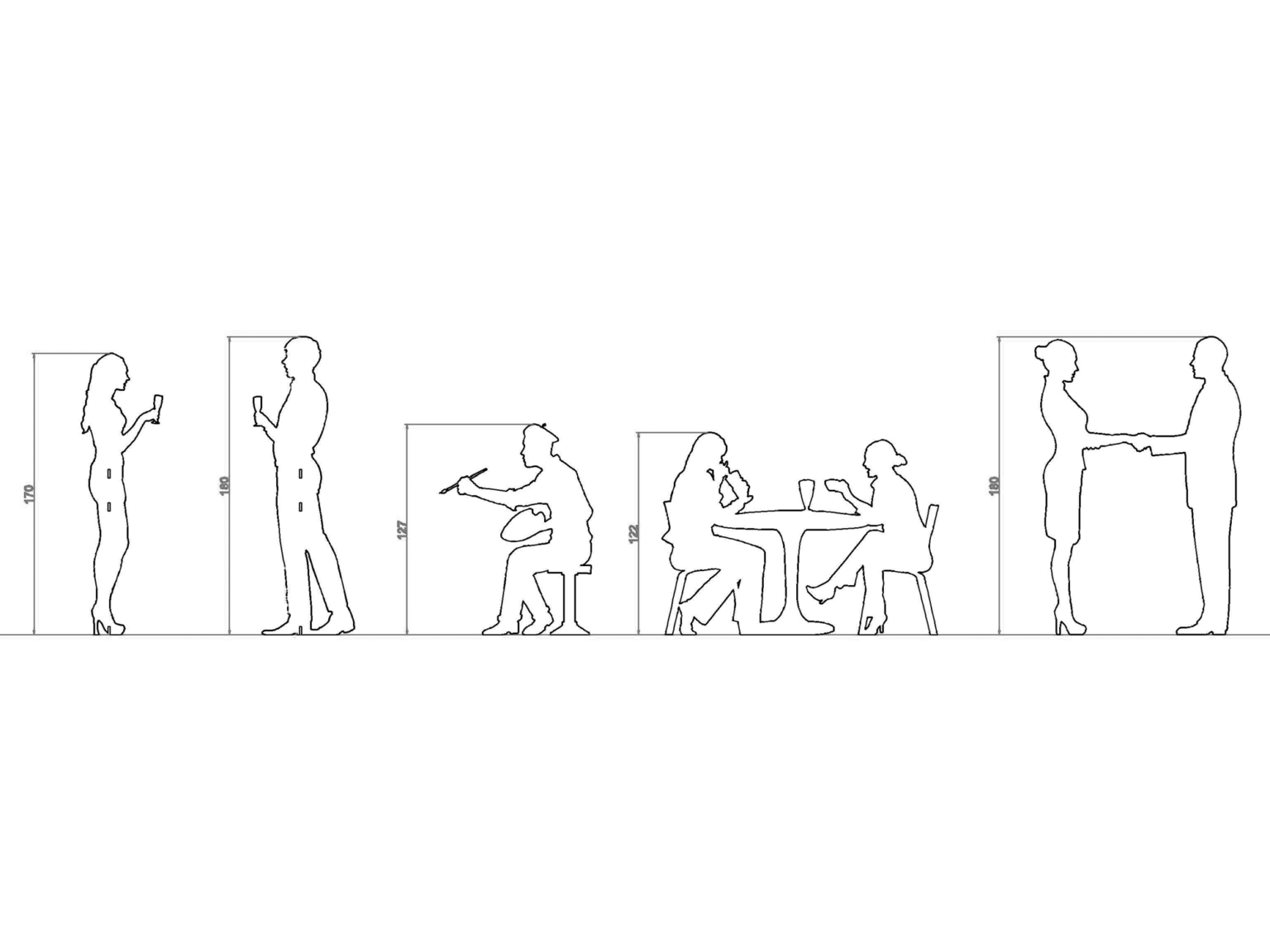 Allestimento sagome in cartone