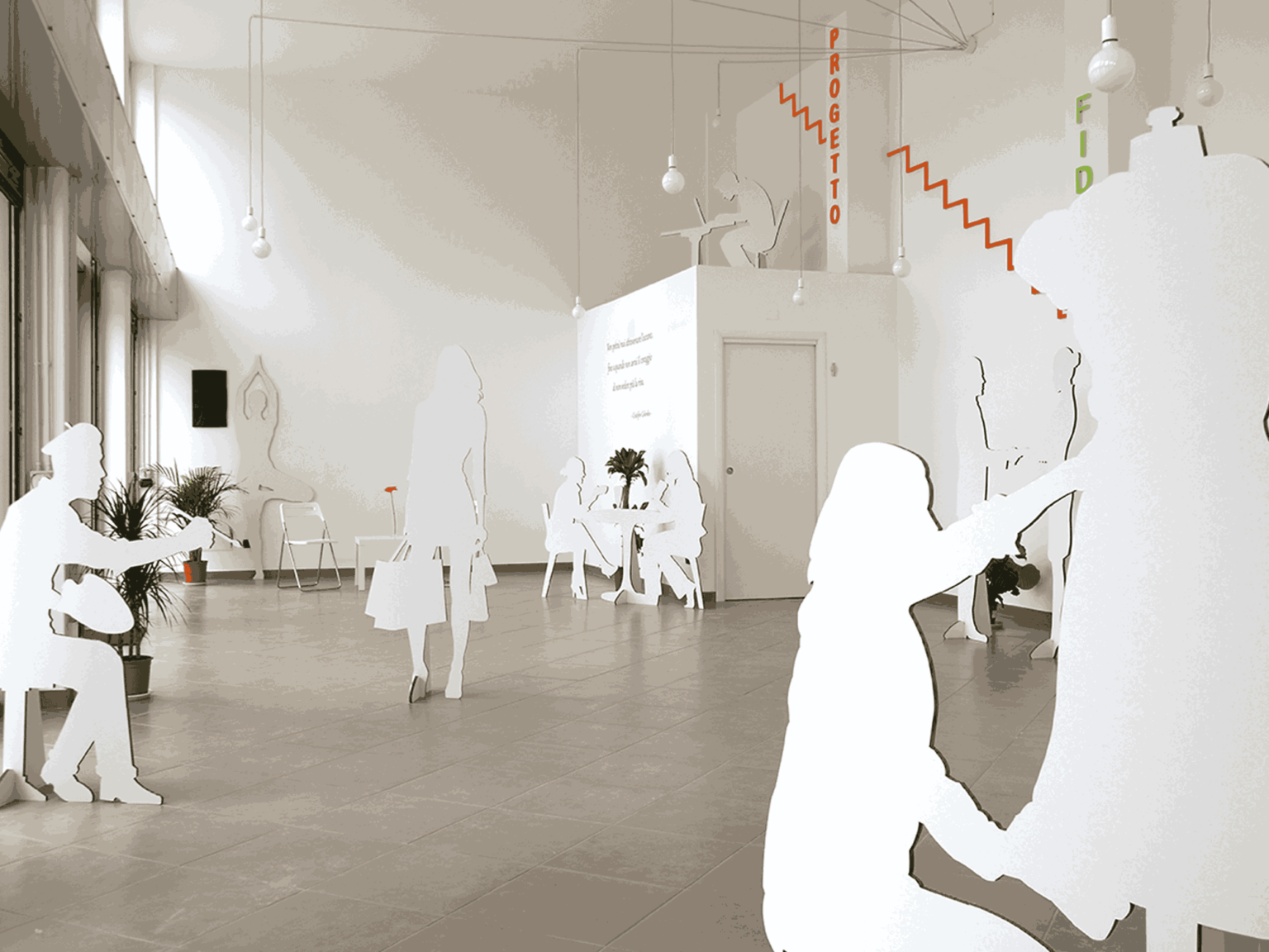 scenografie per spazi commerciali