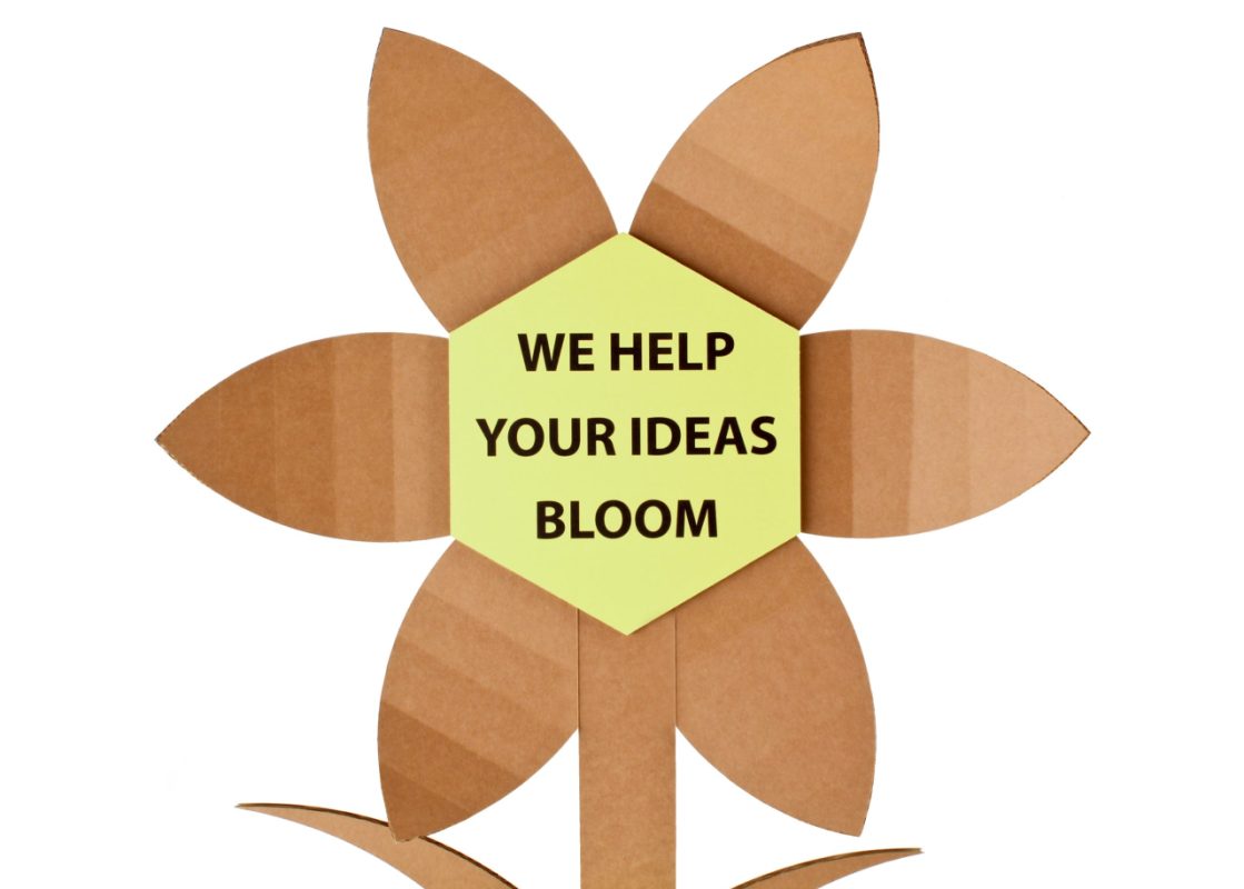 Espositore a fiore VICE in cartone