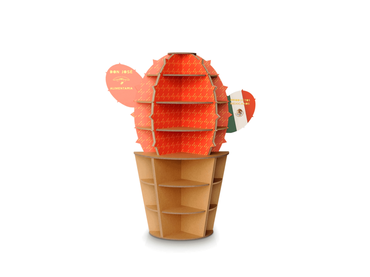 cactus espositore da banco personalizzato