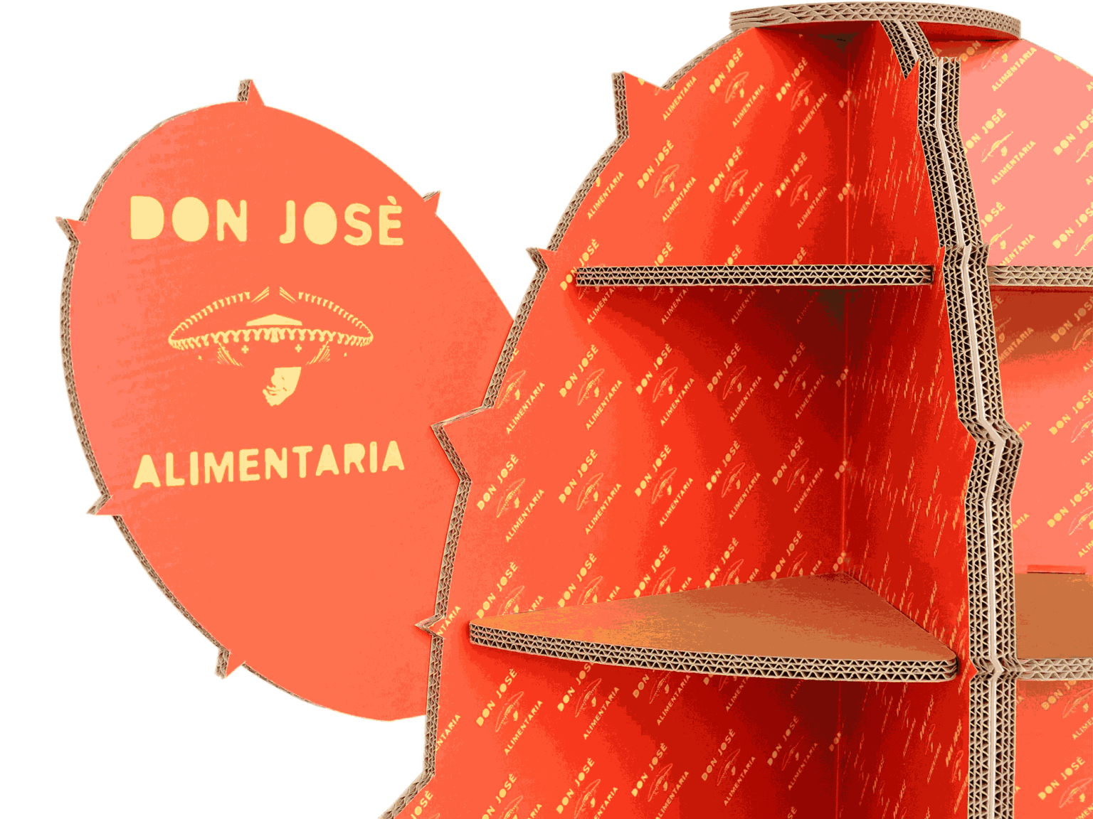 cactus espositore da banco personalizzato