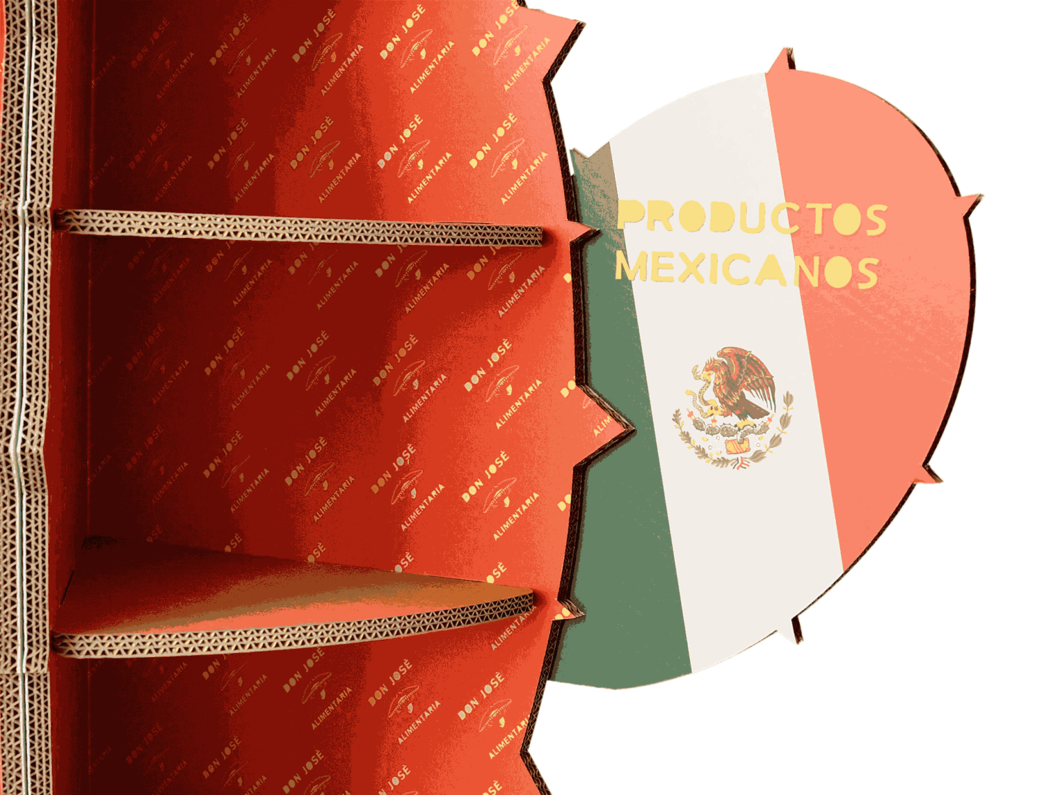 Espositore da banco sostenibile