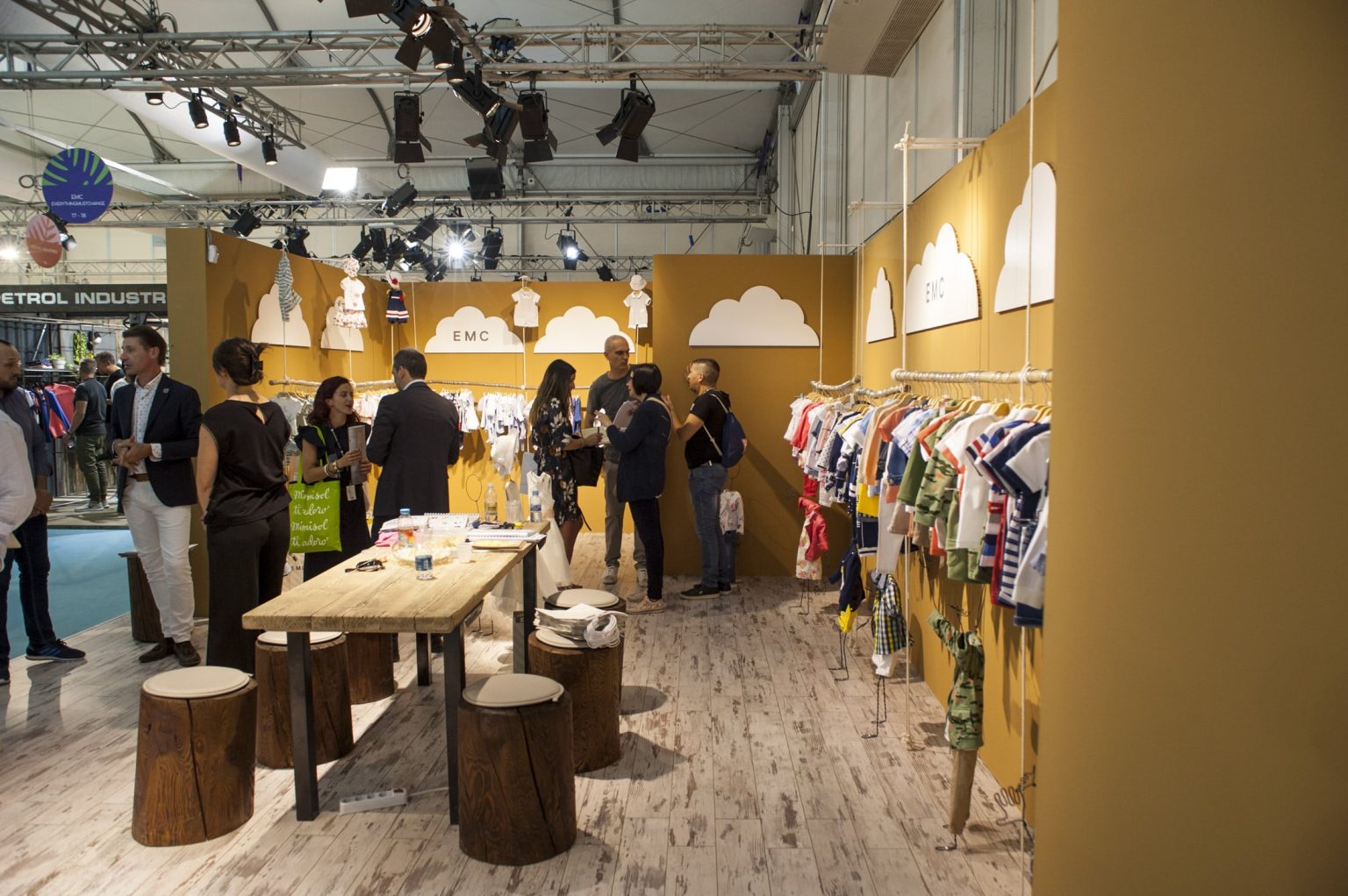 Allestimento ecologico per fiera