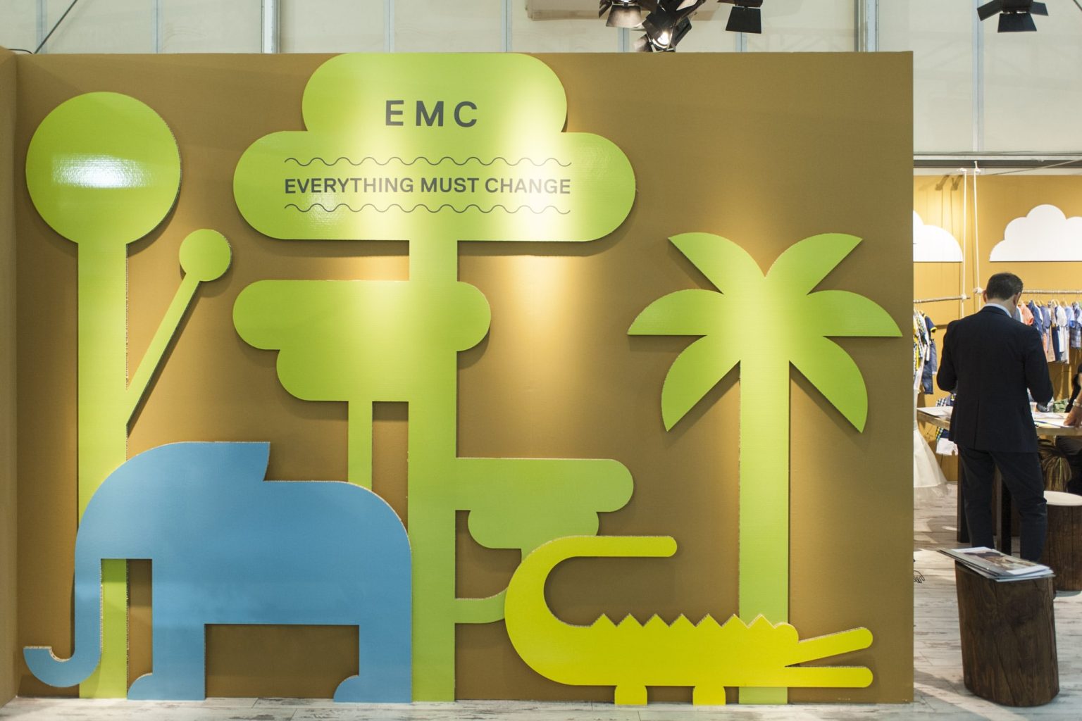 Stand in cartone per fiera