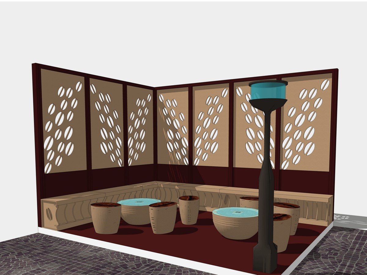 progetto spazio espositivo