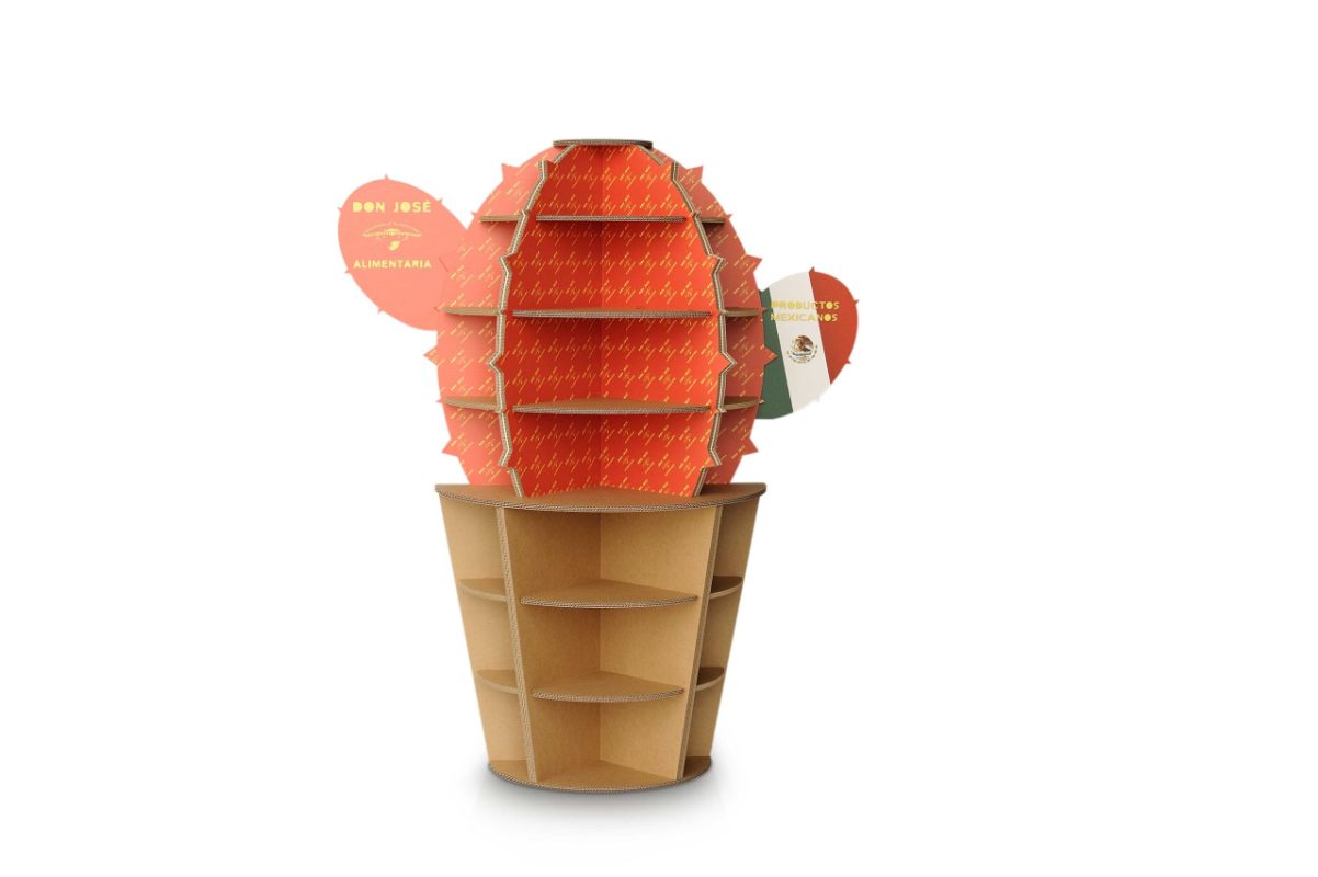 espositore da banco su misura