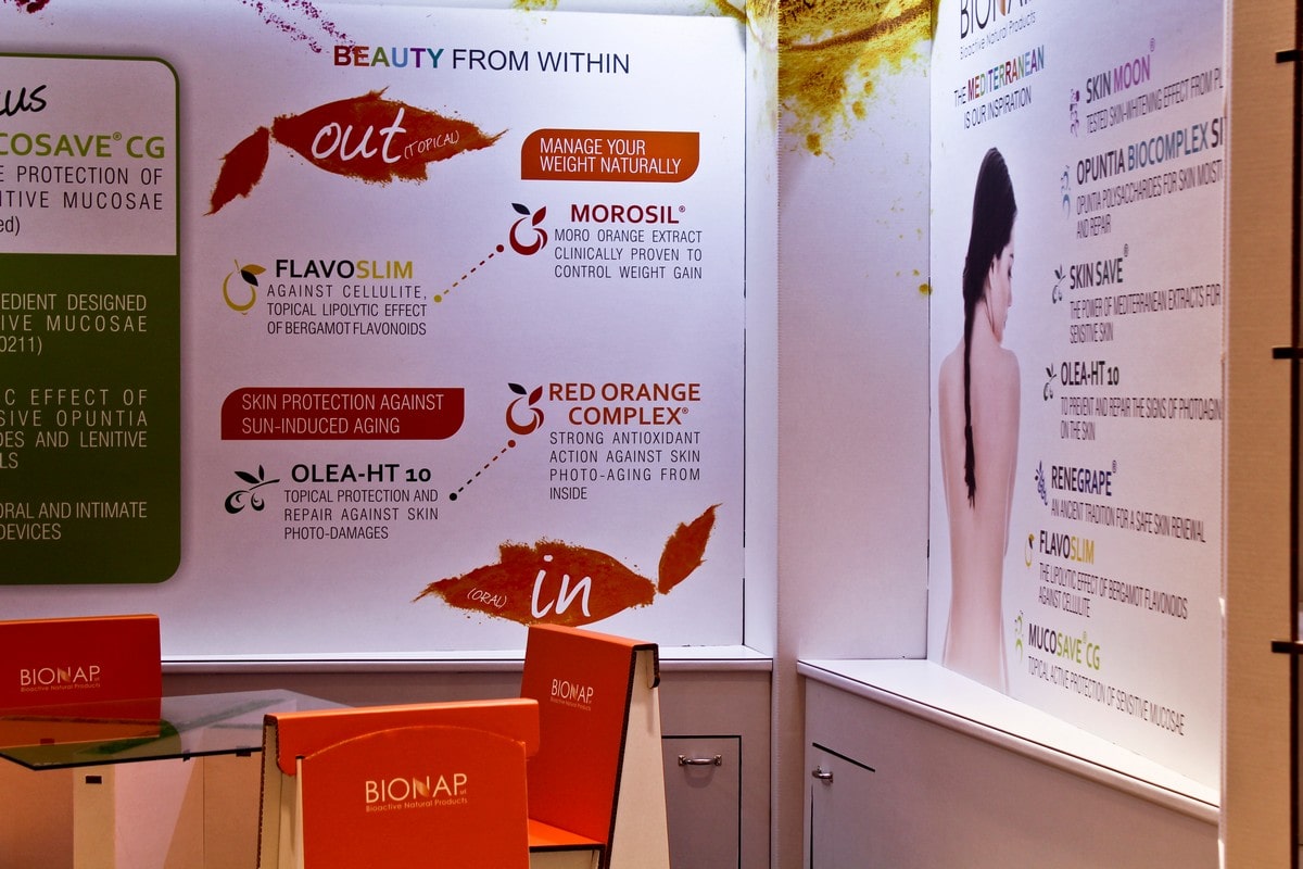 Parete stampata stand