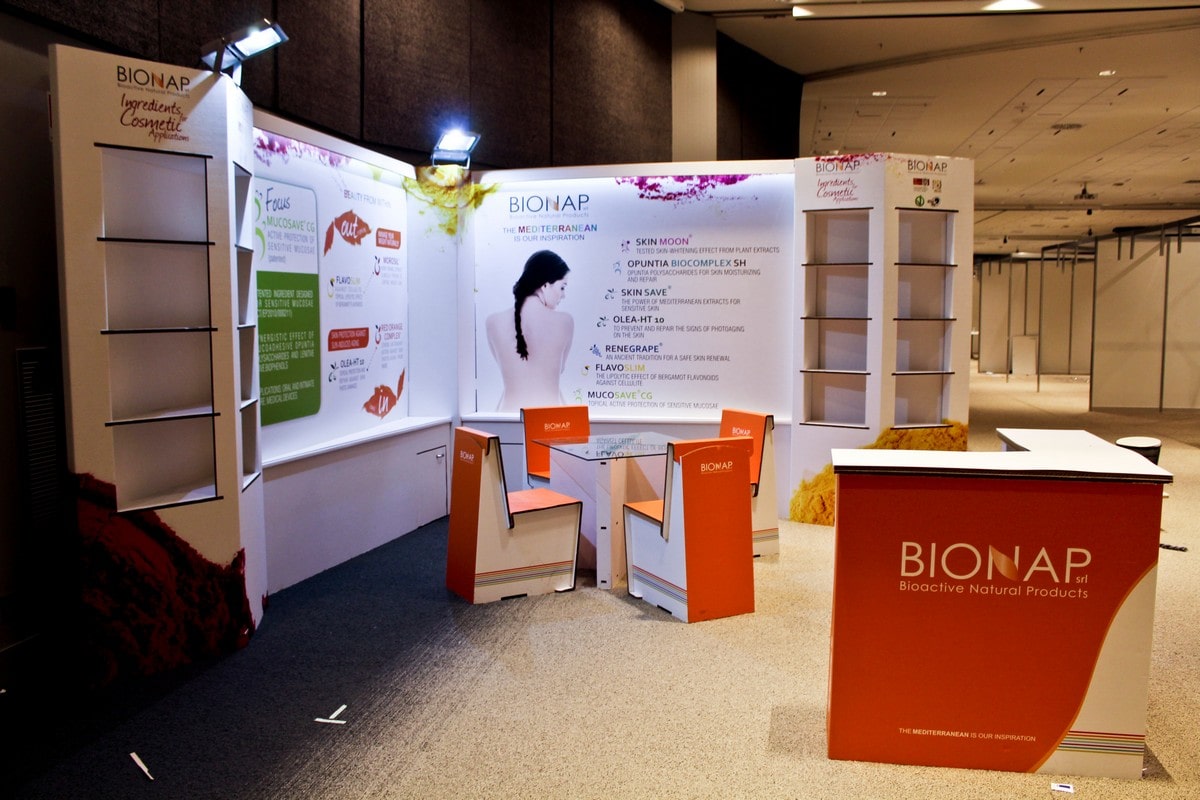 stand per fiere in cartone