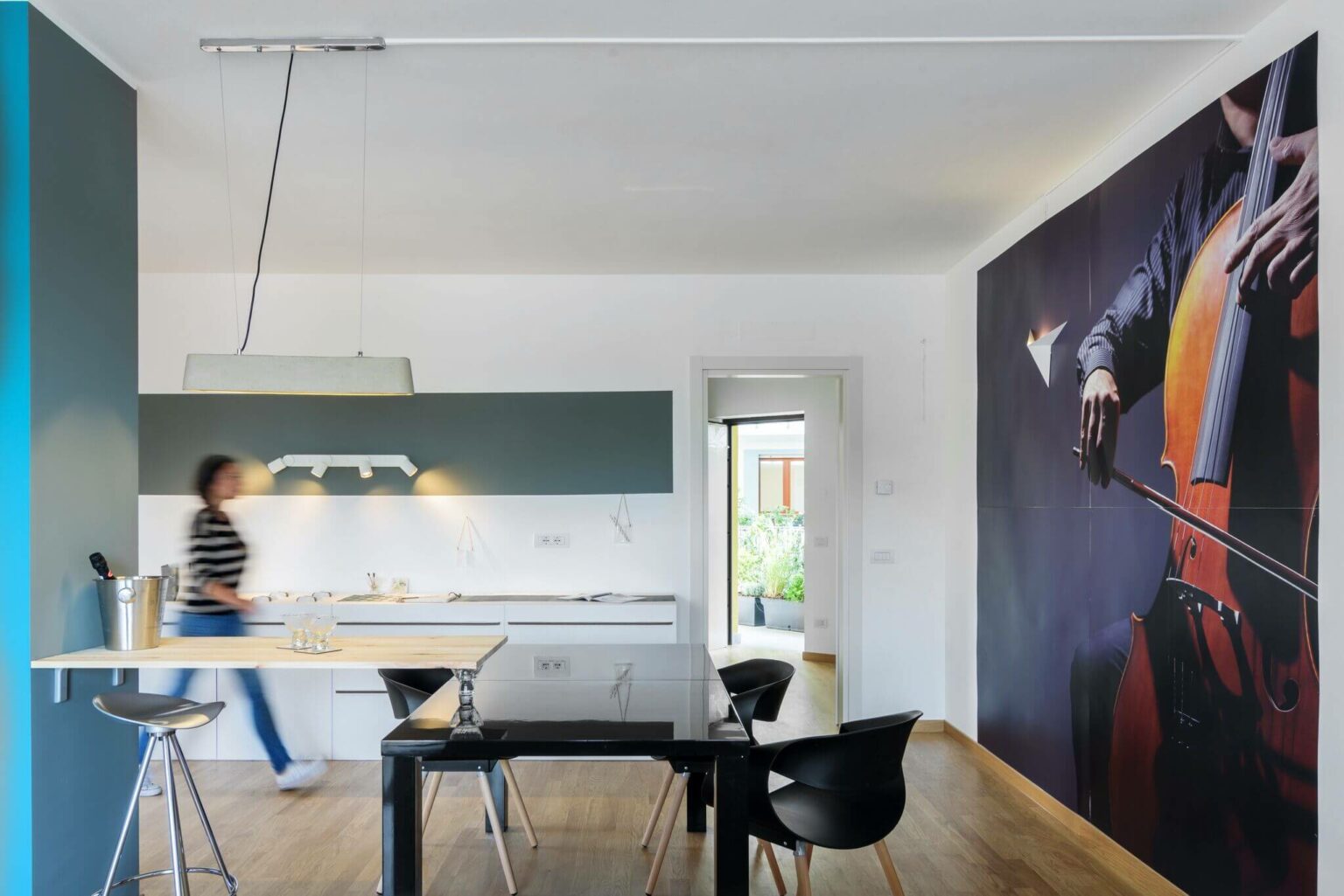 cucina bianca home staging