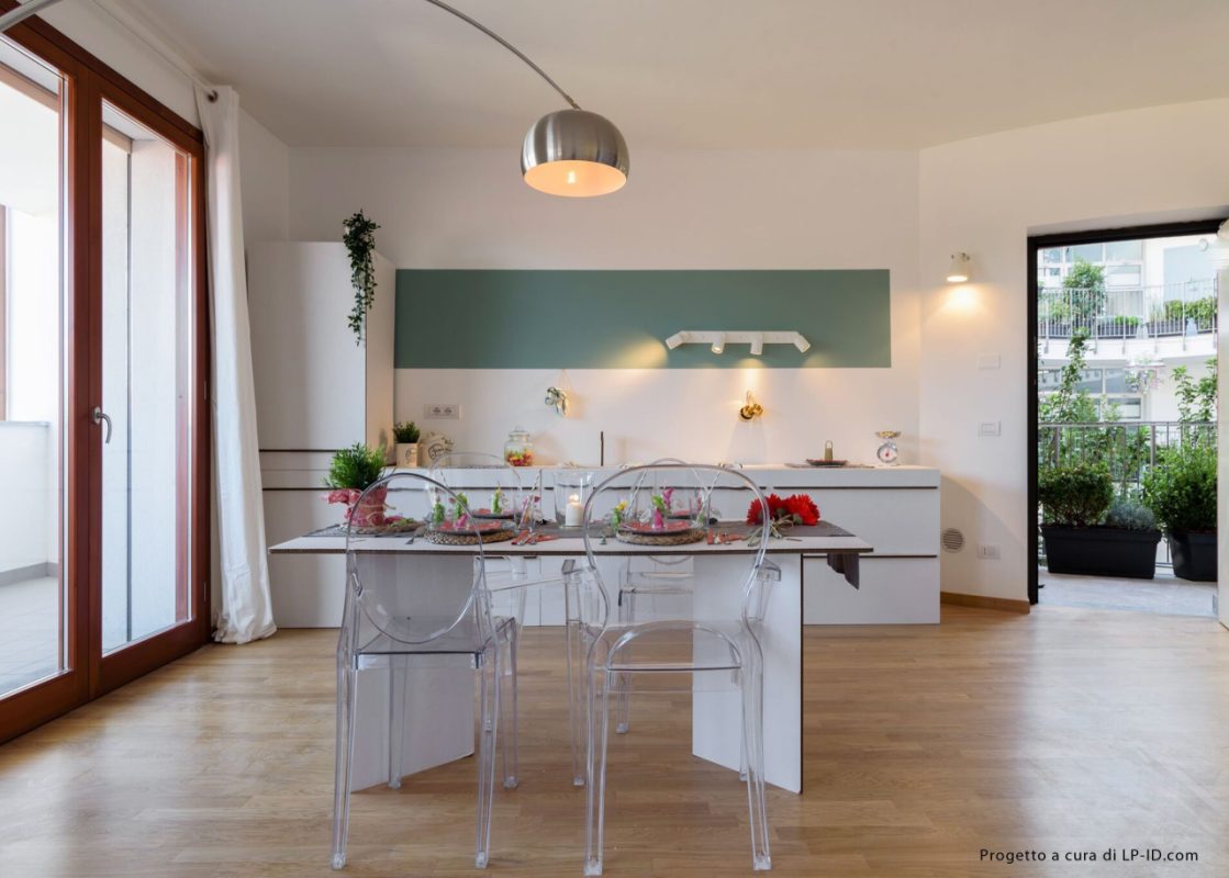 cucina in cartone per home staging