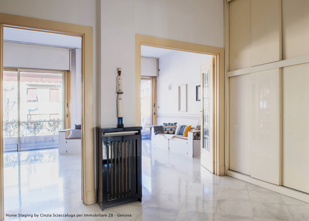 allestimento in cartone Immobiliare Zb