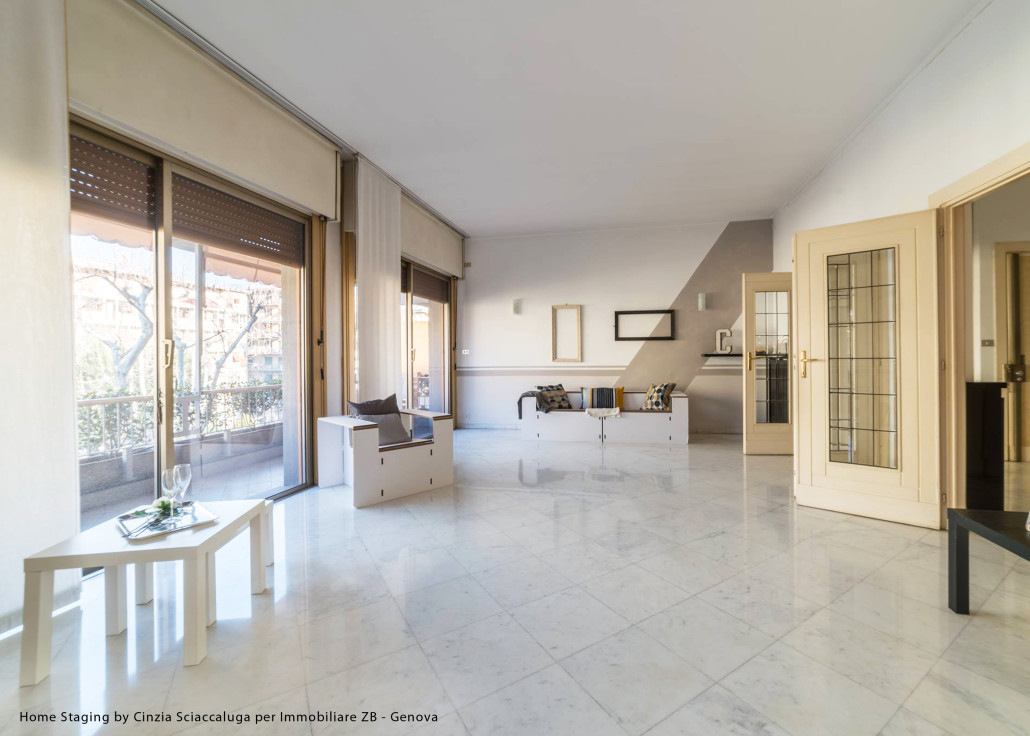 Allestimento zona giorno sostenibile