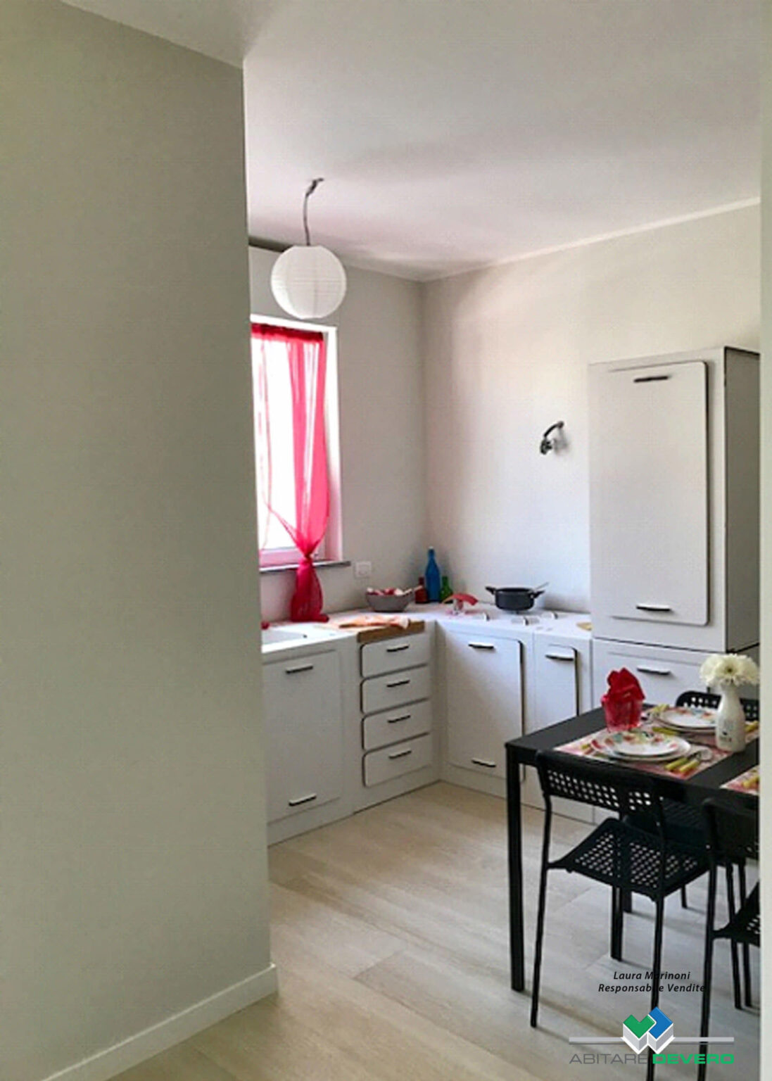 Home staging cucina bianca