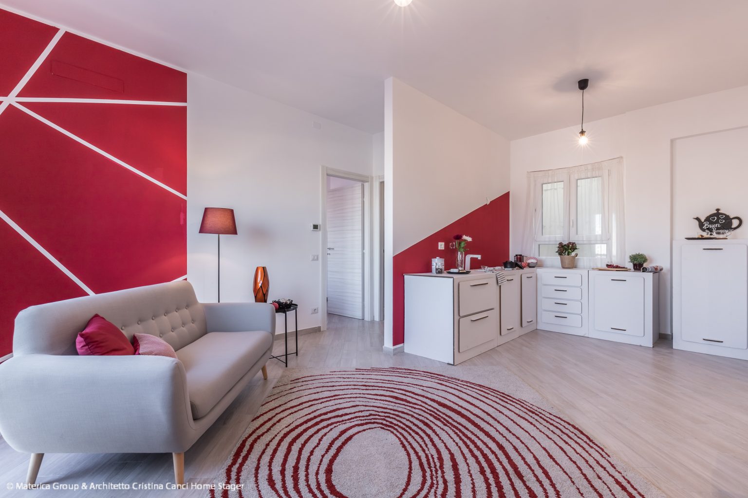 Allestimento ecologico home staging Materica