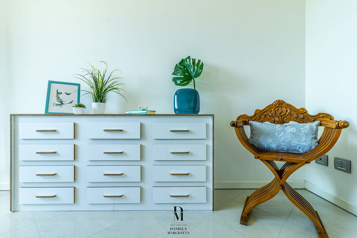 credenza ecologica home staging