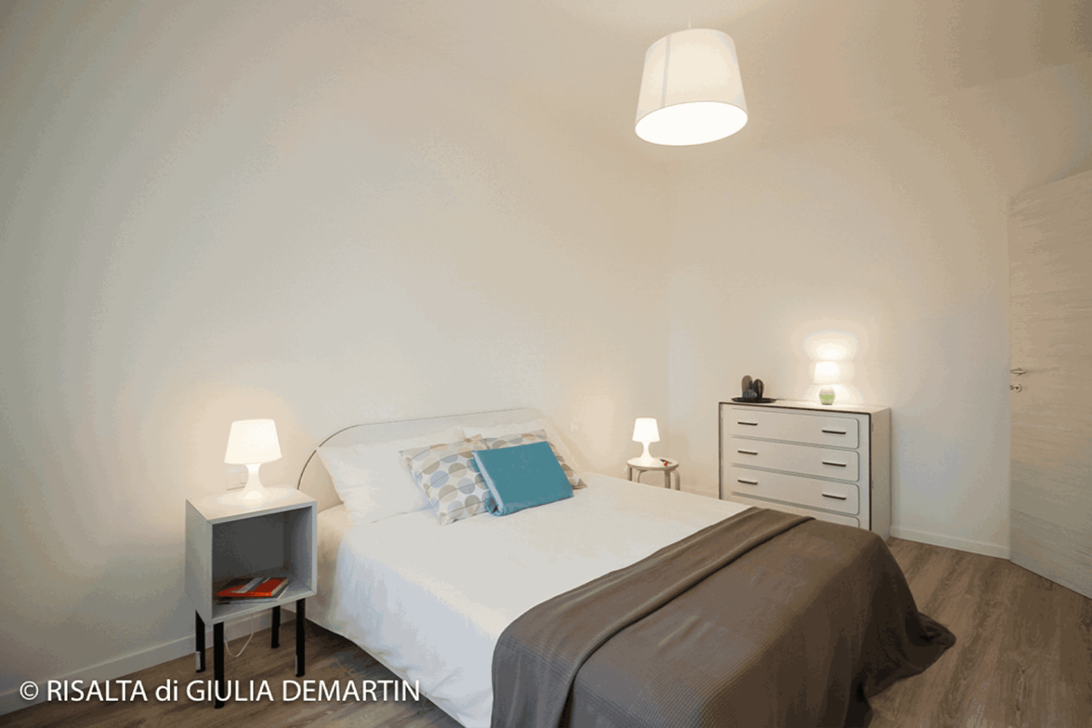 allestimento in cartone per home staging