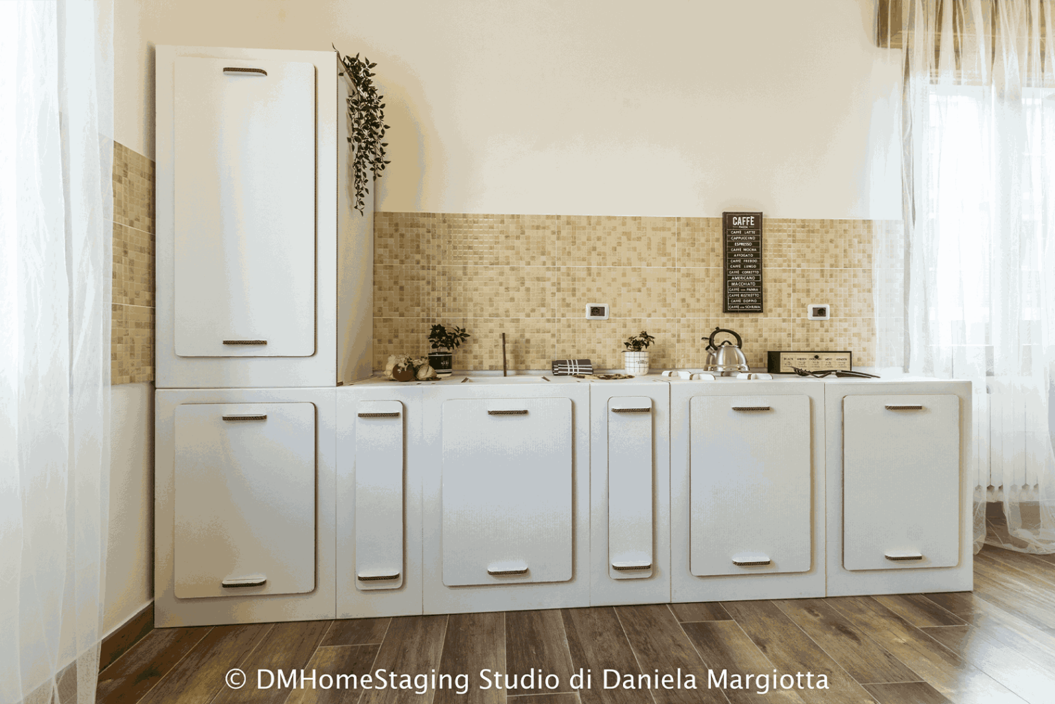 mobili in cartone per allestimento home staging
