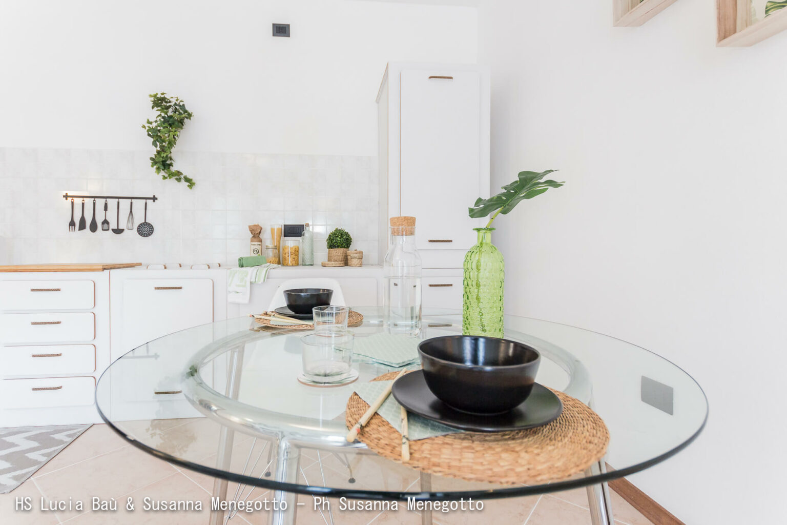 allestimento cucina home staging