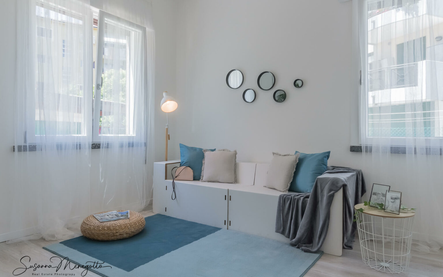 salotto home staging ecologico