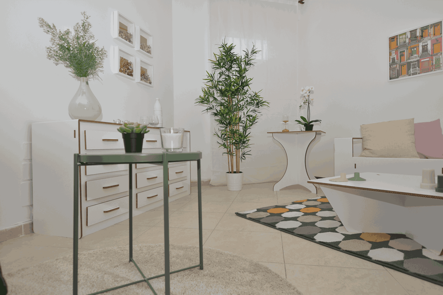 allestimento area living