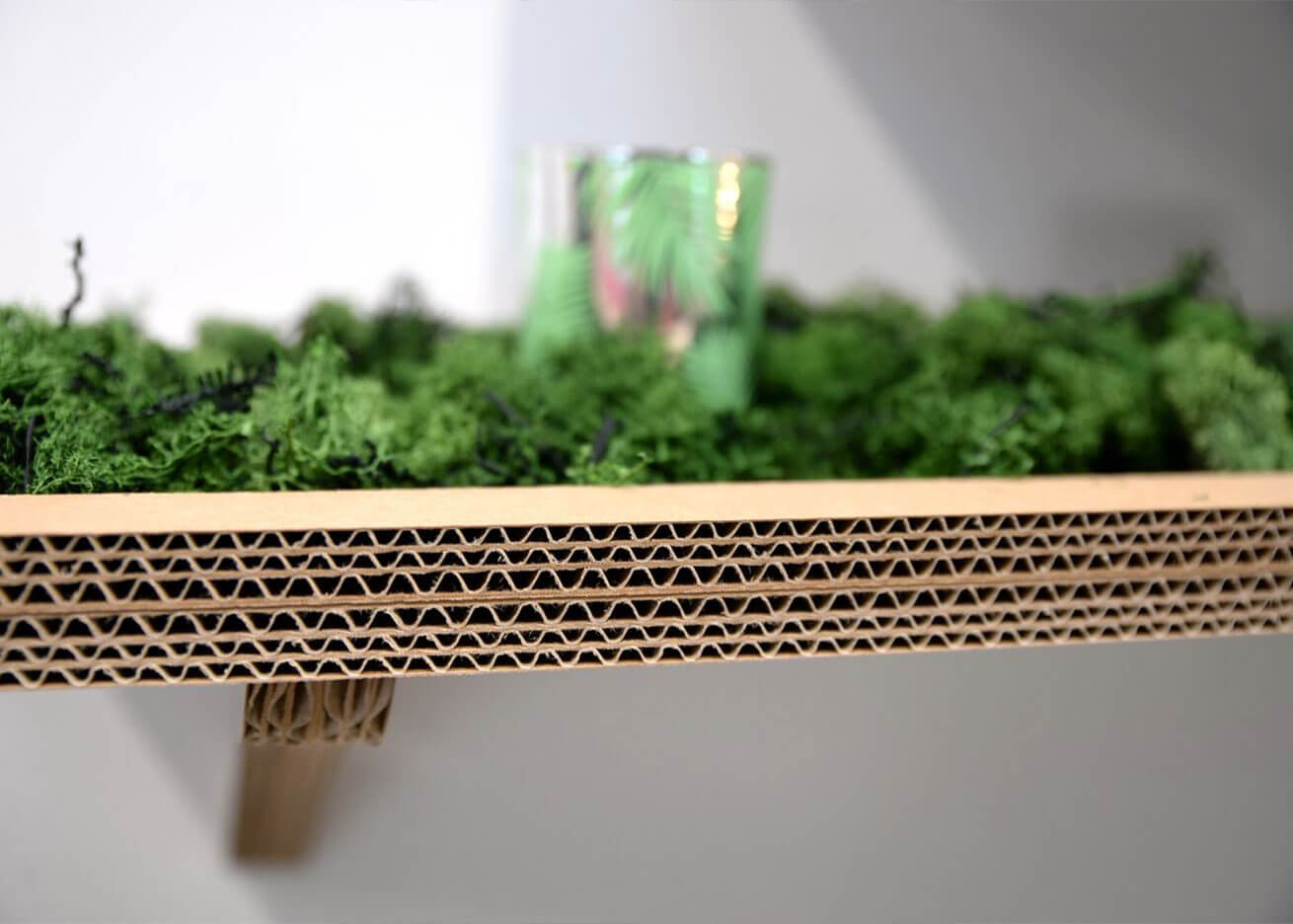 allestimento in cartone per fiere