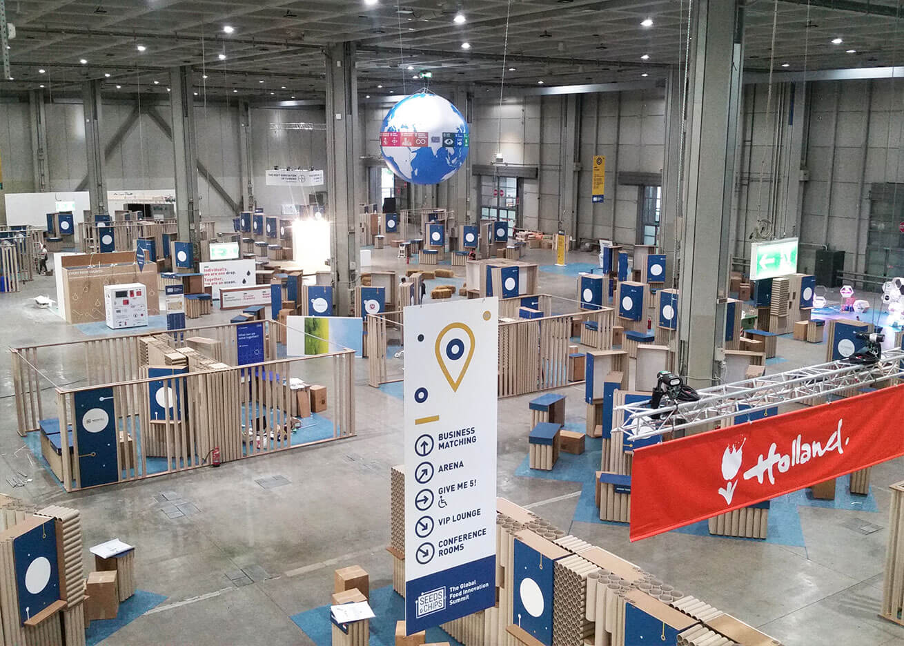 stand per fiere in cartone