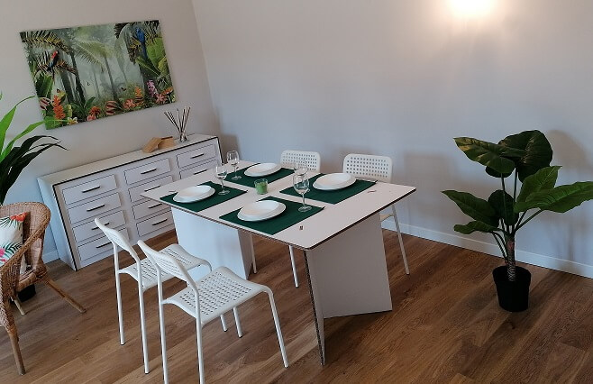 tavolo cucina cartone gioia