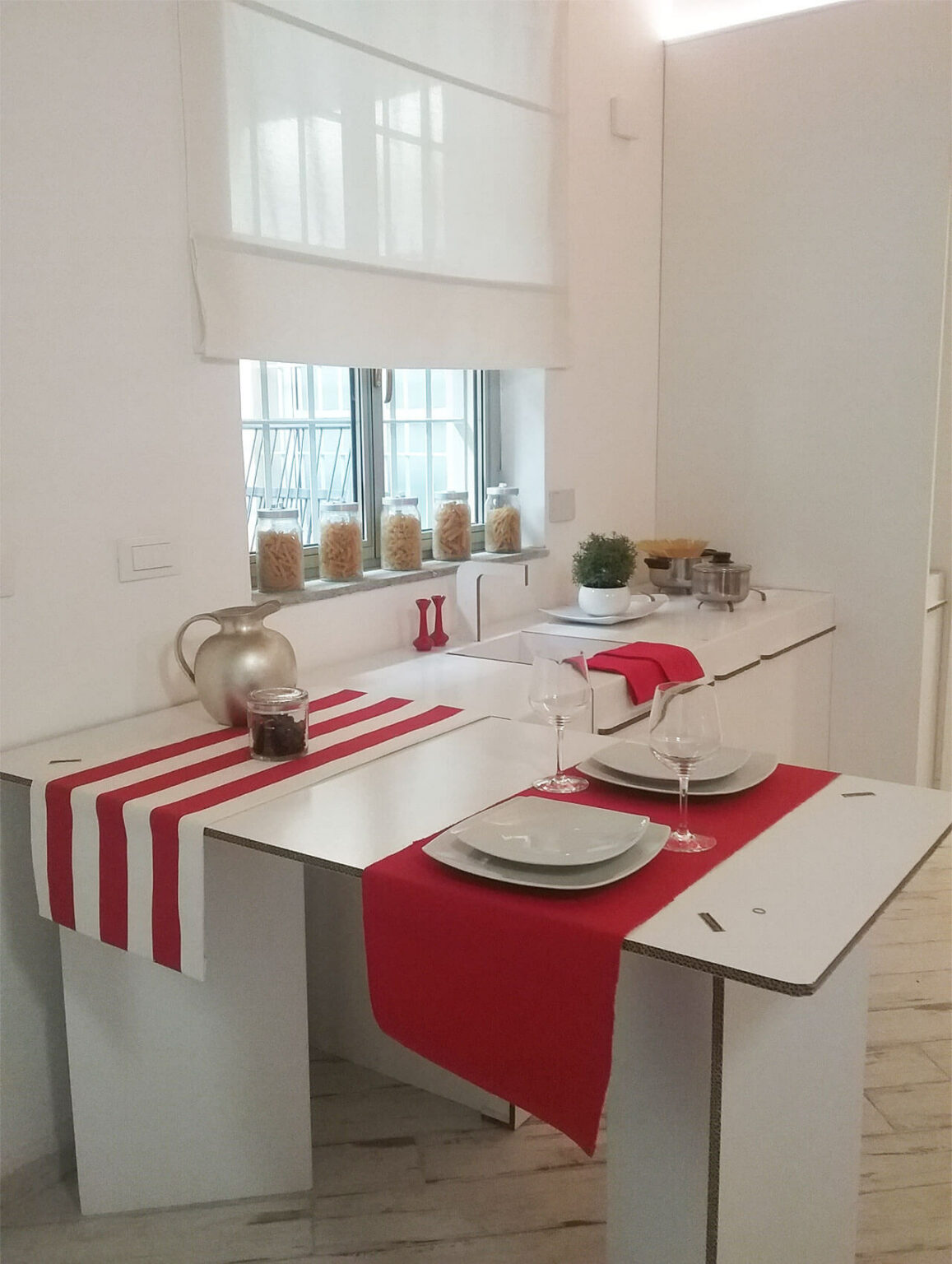 allestimento in cartone