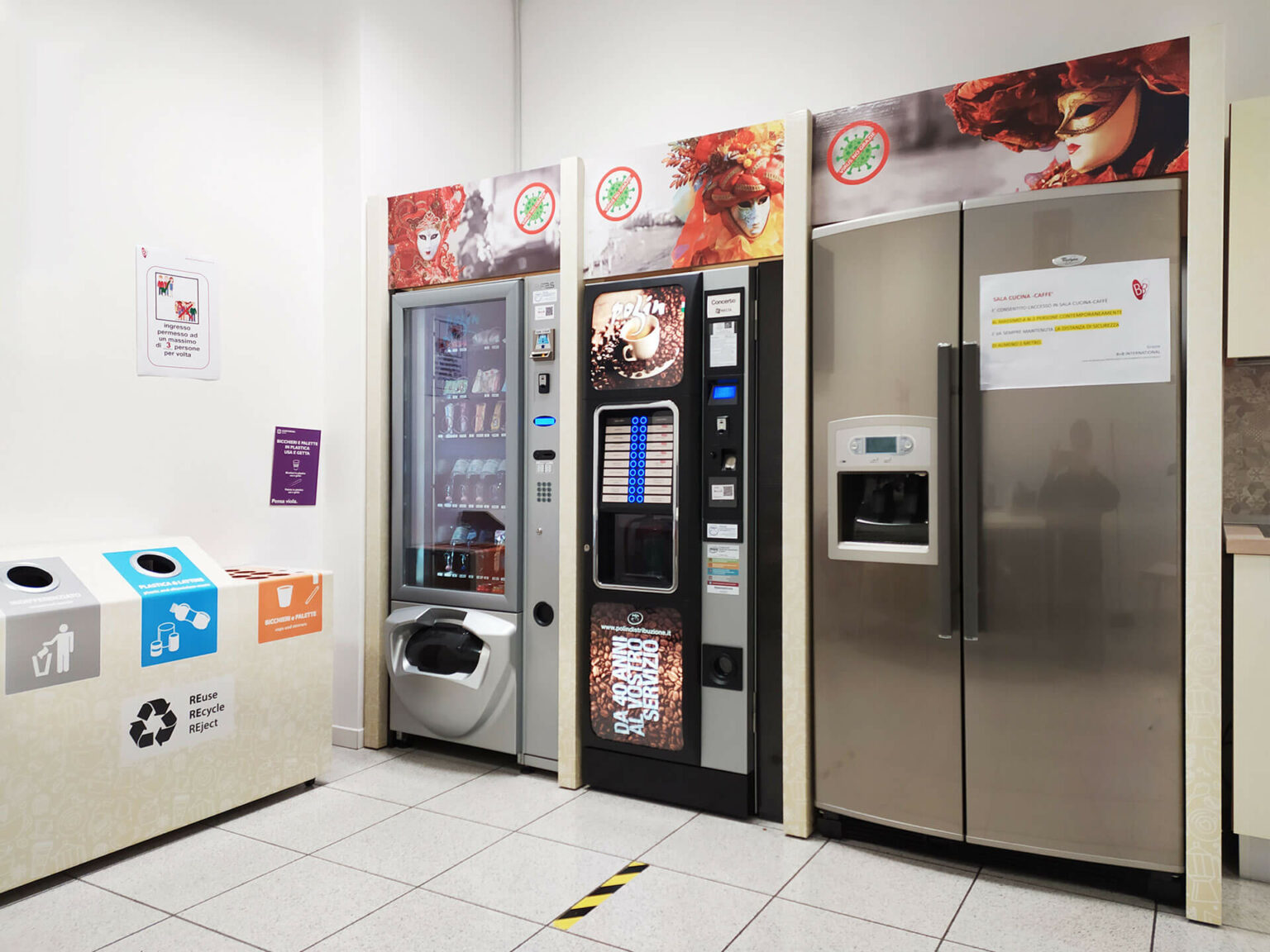 allestimento area break