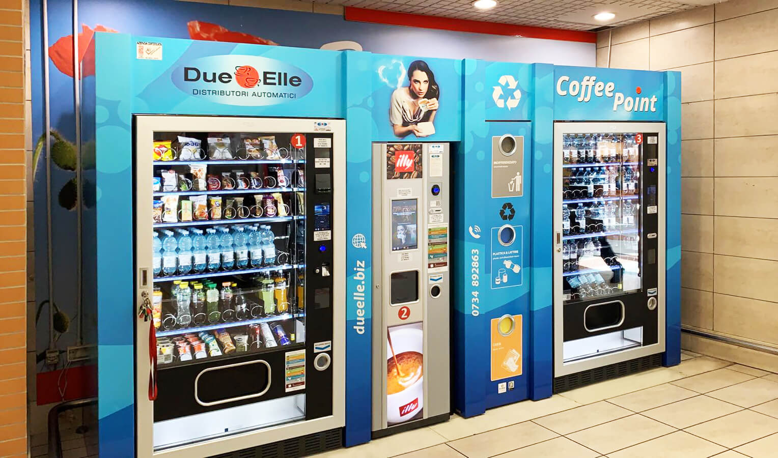 vending ecologico con strutture in cartone