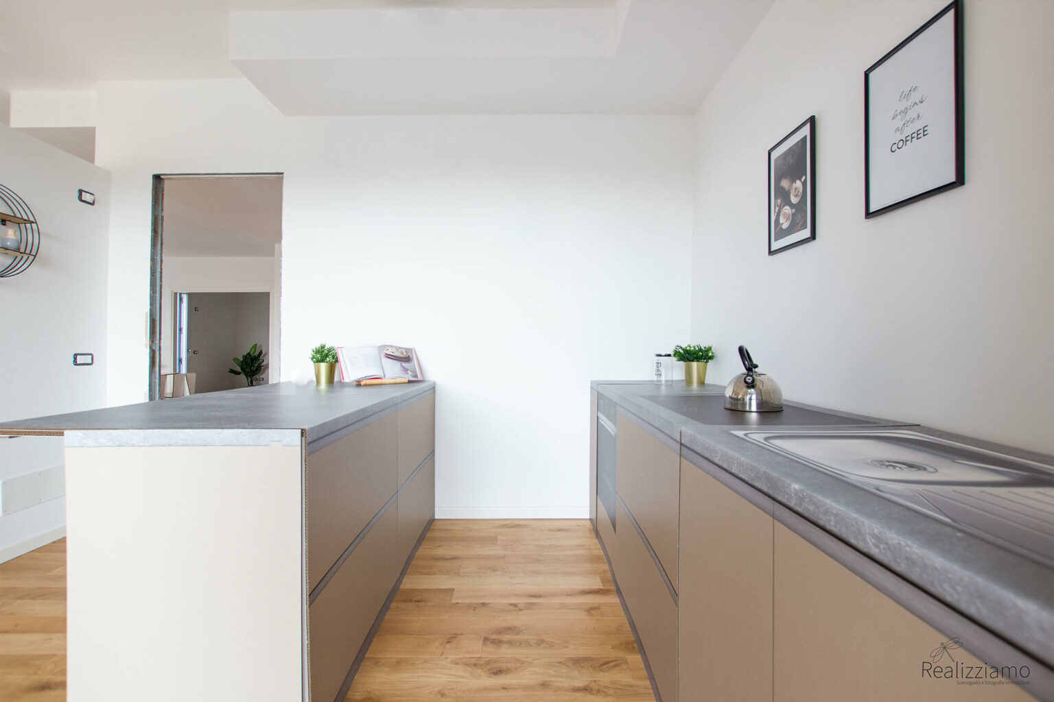 cucina stampata per home staging