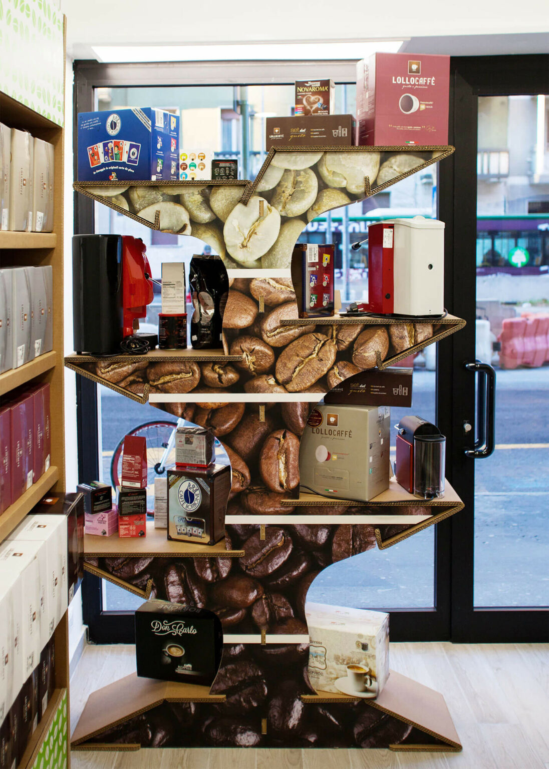 arredo vetrine in cartone