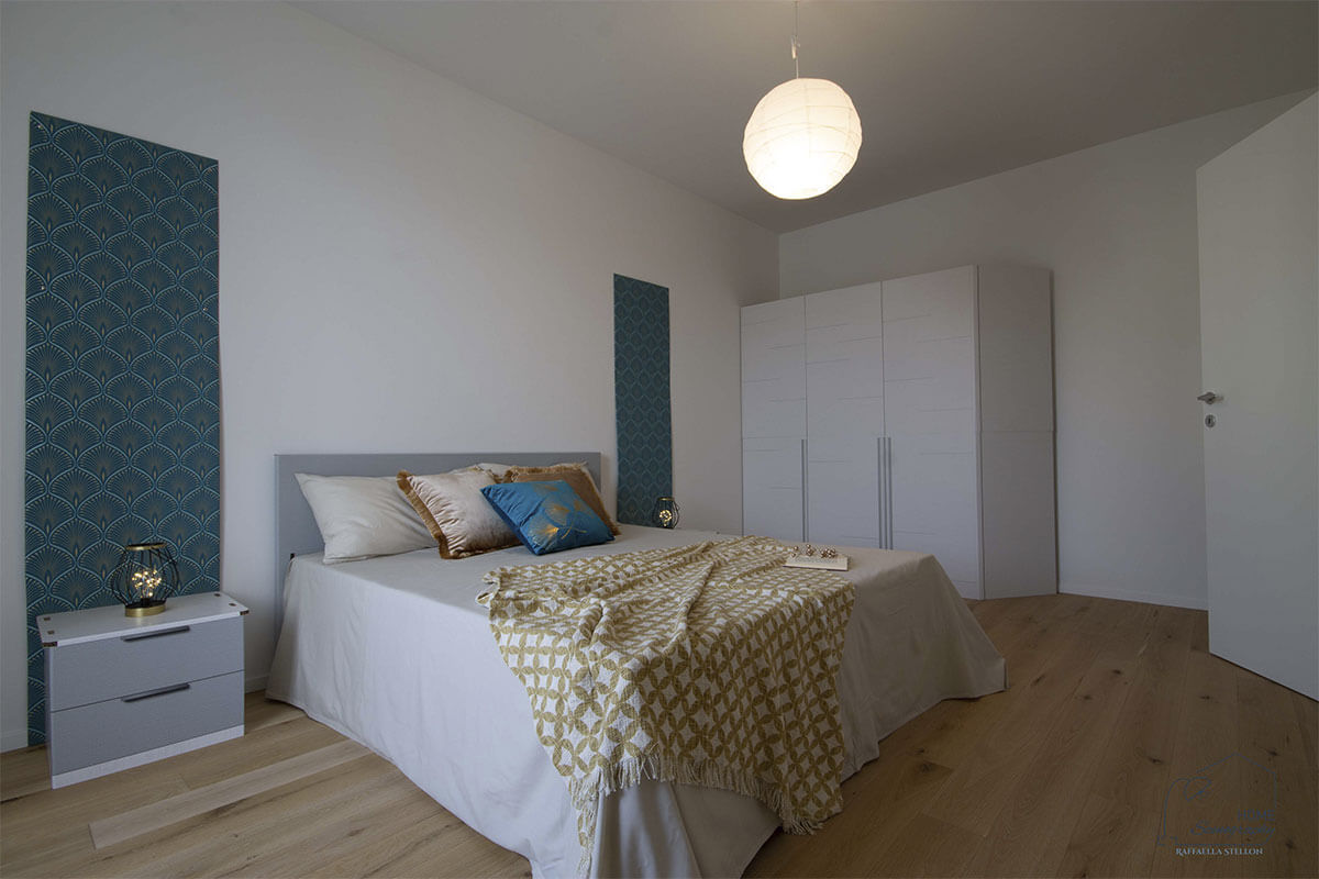 camera da letto in cartone