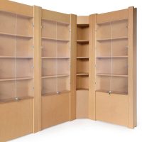 Vetrinetta in cartone e vetro chiusa