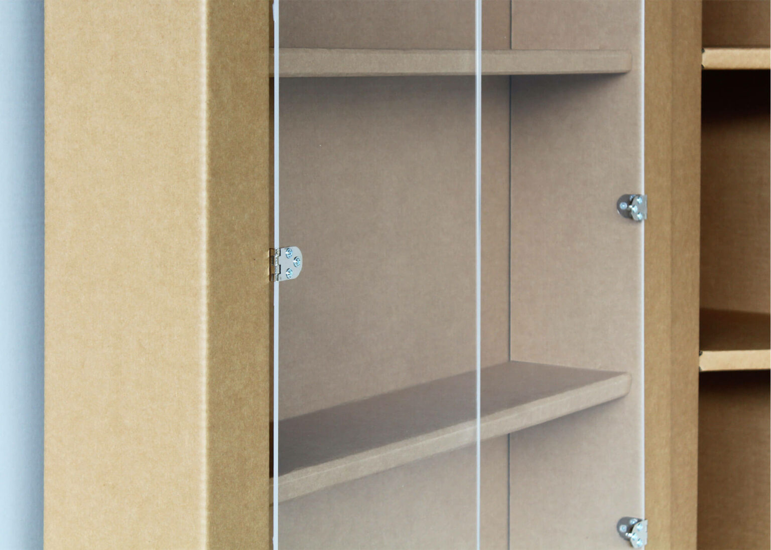 espositore ecologico a vetrina