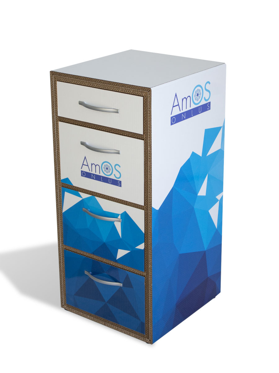 mobiletto in cartone personalizzabile