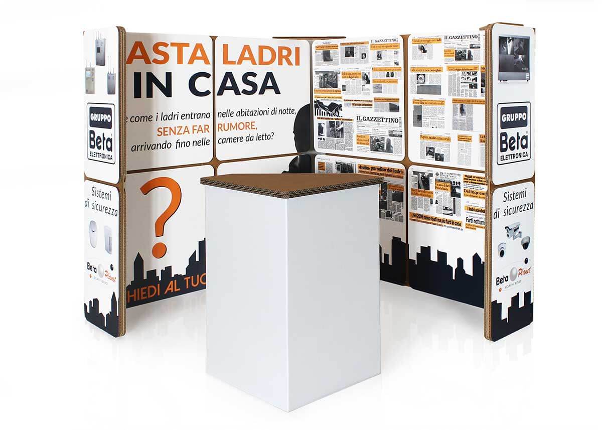 Allestimento ecosostenibile