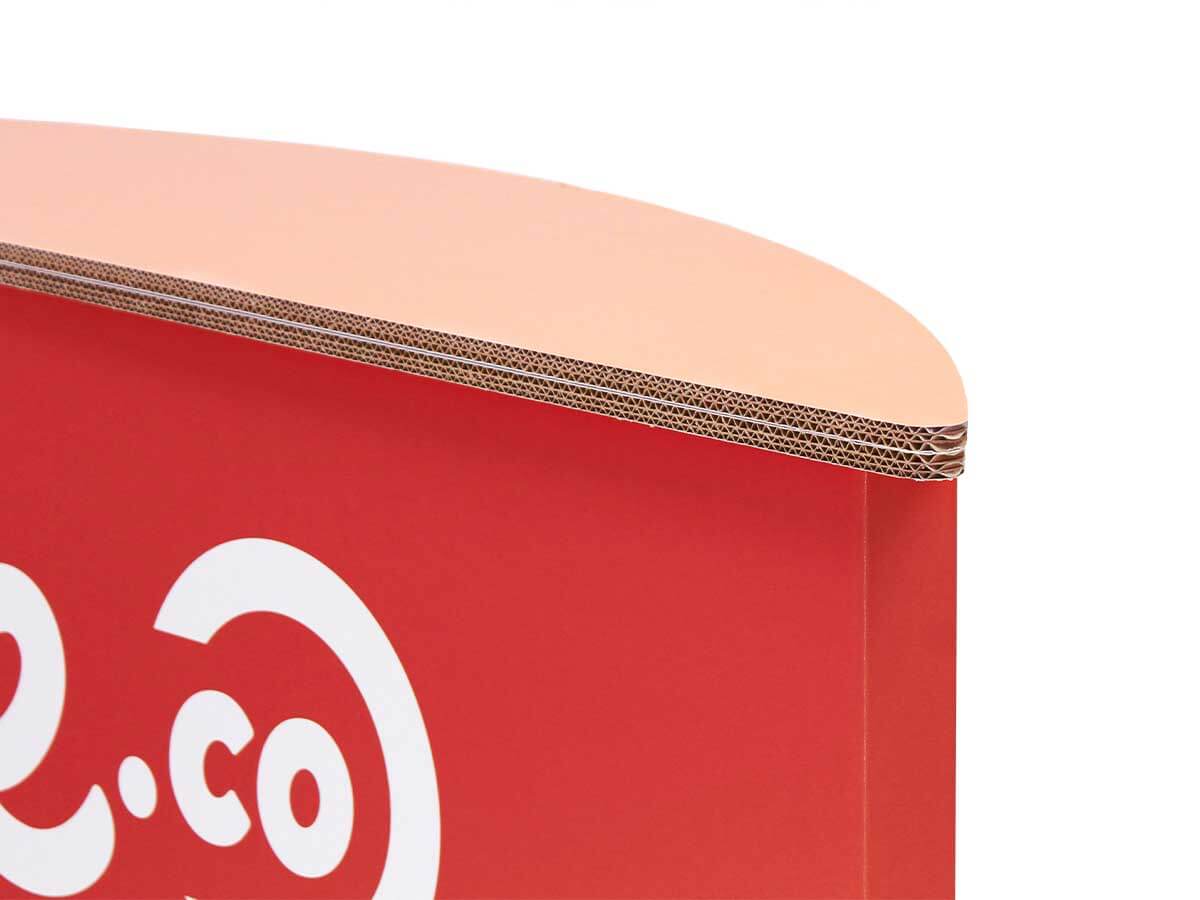 Consolle in cartone naturale