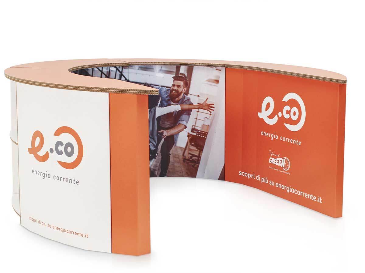 Consolle in cartone bianco